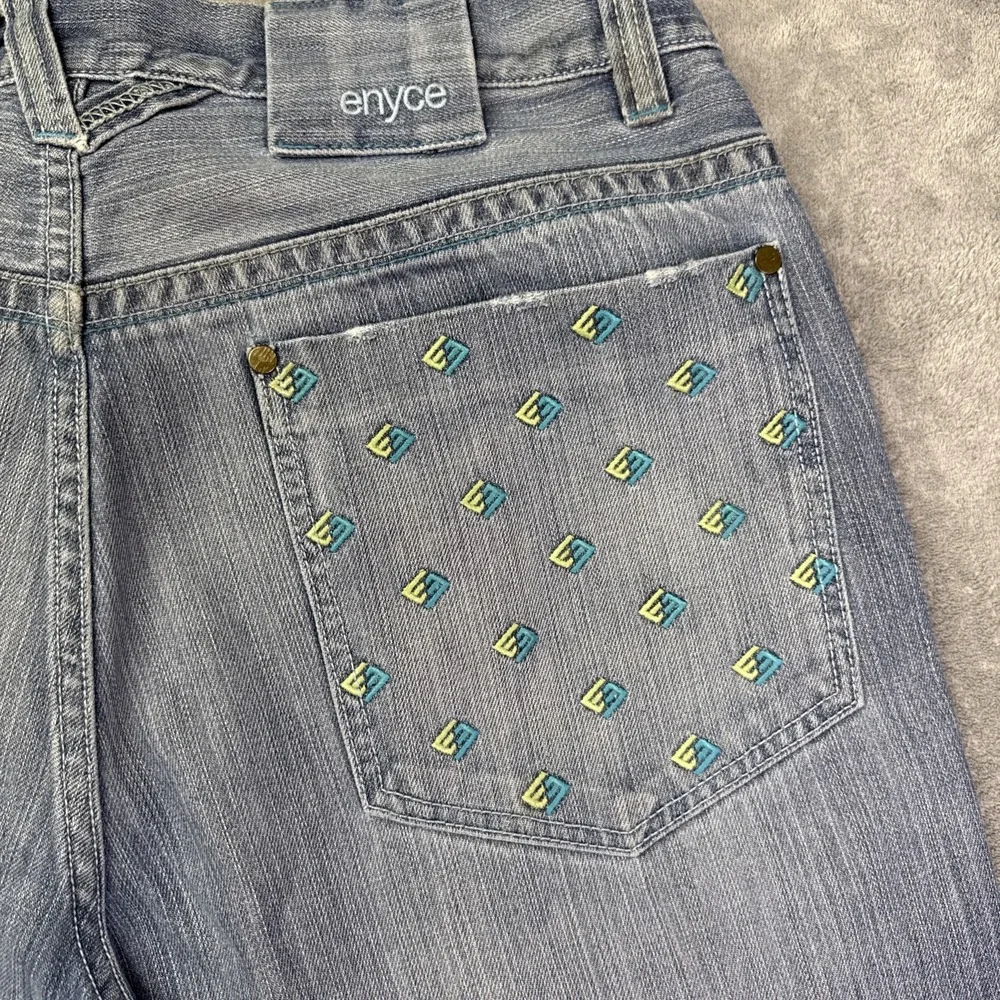 Vintage Y2K ENYCE Jeans Mens 34x30 Blue Skater Jeans 90's Hip Hop Regular Fit‎